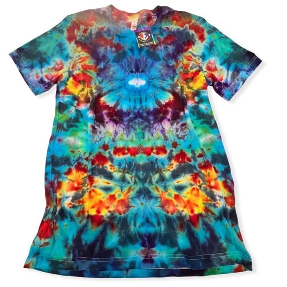 Custom Ice Tie Dye Unisex T-Shirt - Picture 1 of 6